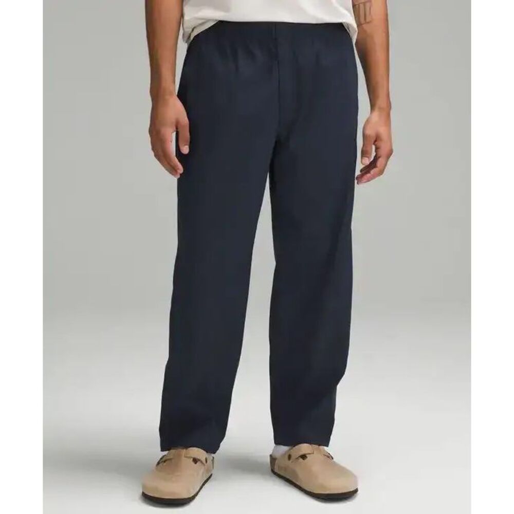 Lululemon Poplin Relaxed Fit Pants True Navy Mens Size Small